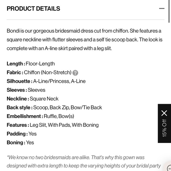 Azazie Bondi Sky Blue Bridesmaid Dress - Dry Cleaned - Picture 4 of 5